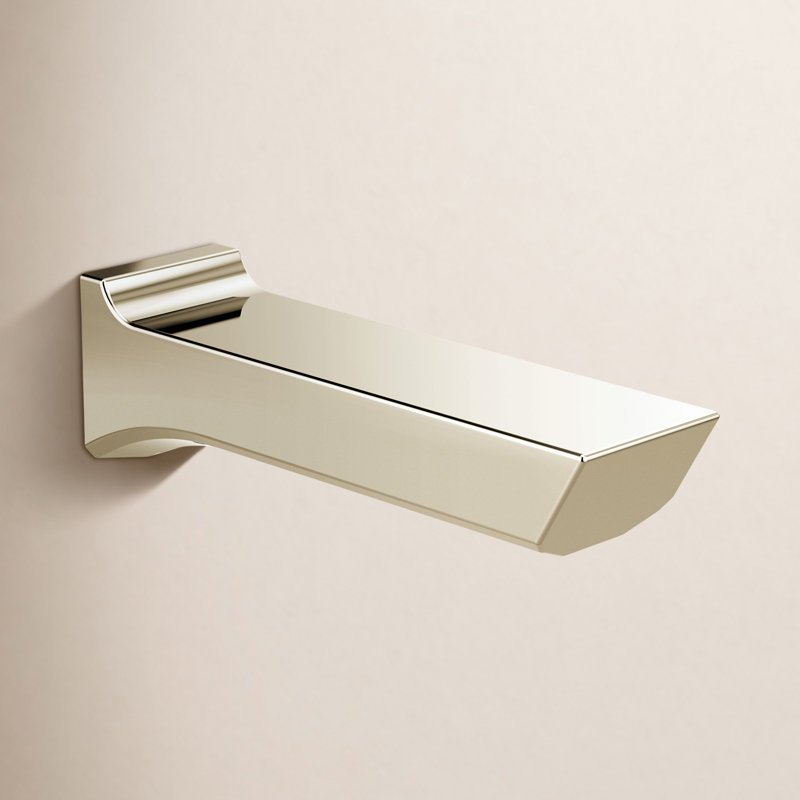 Pivotal® Wall-Mounted Tub Spout, Polished Nickel