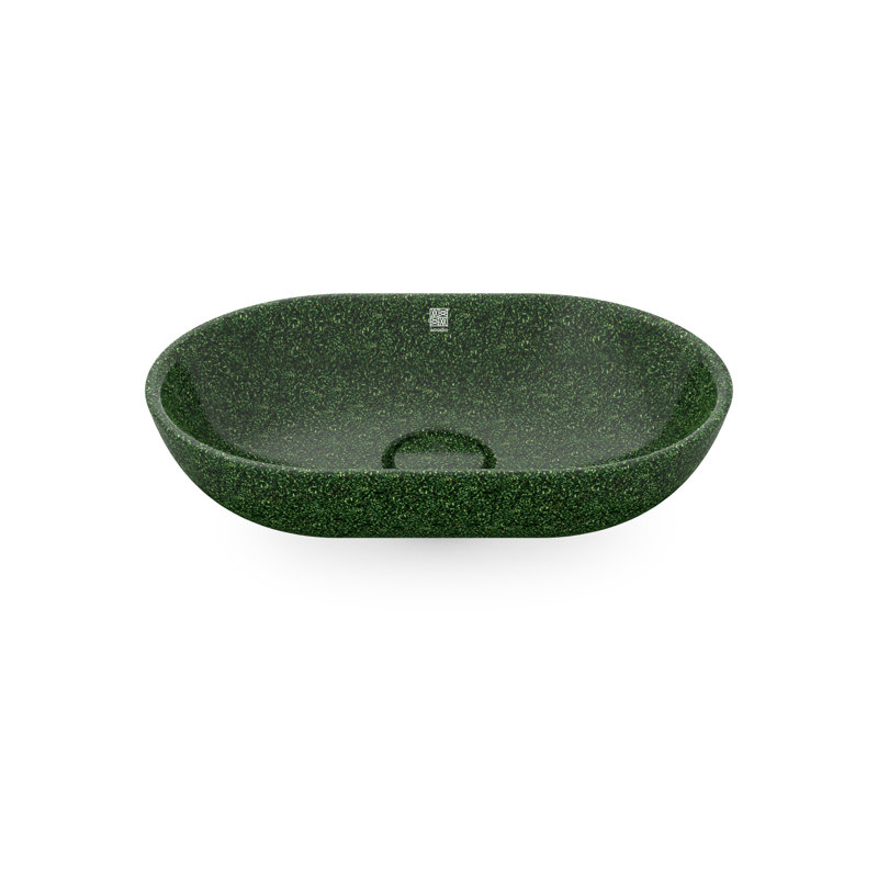 Soft60 23.62'' L Bathroom Sink, Moss