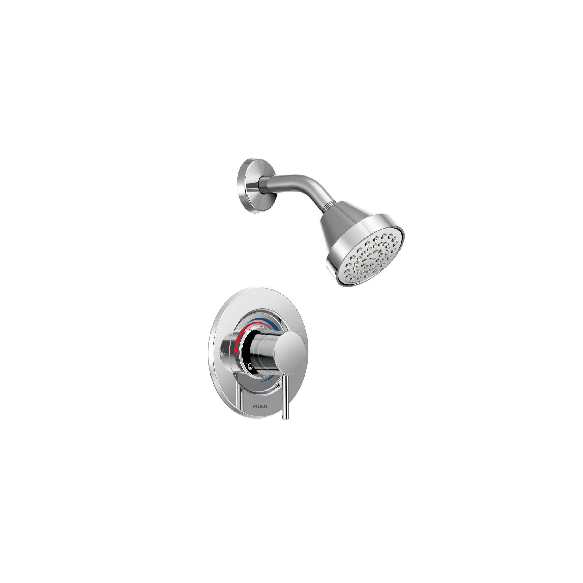 Align Posi-Temp Shower Faucet Trim with Lever Handle, Chrome