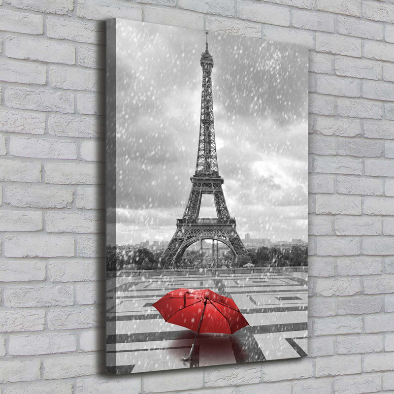 Eiffel Tower Paris - Wrapped Canvas Print