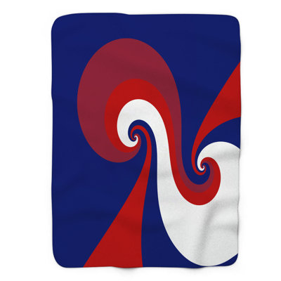 Motif Groovy - 1 pièce Sherpa Premium