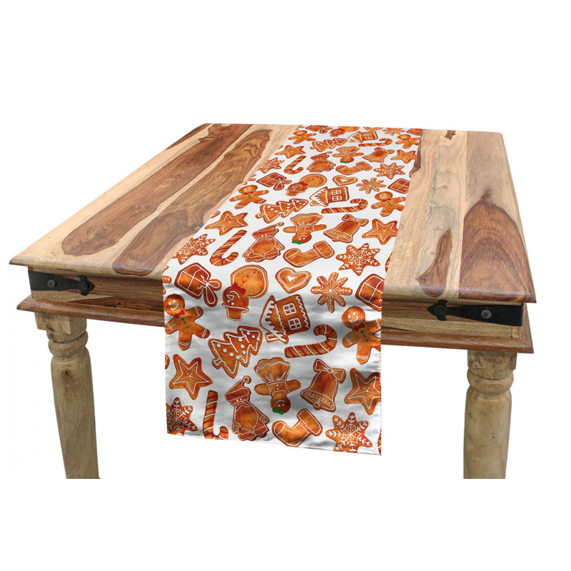Geometric Christmas Table Runner, 72" x 16"