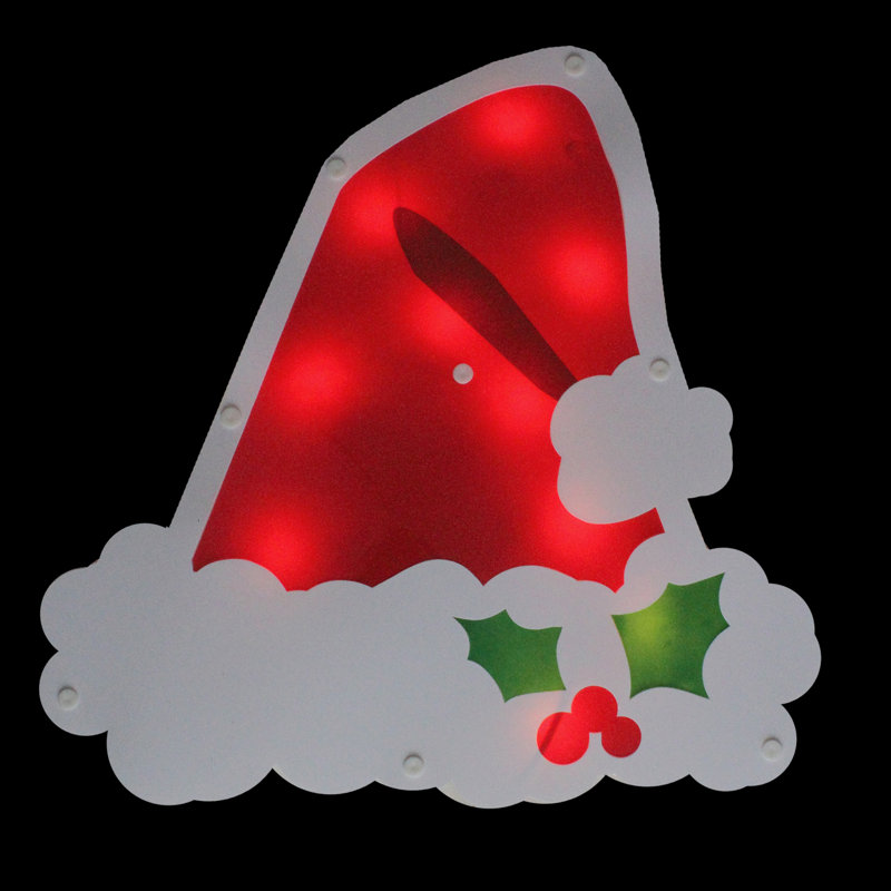 Décoration de Noël en forme de fenêtre de Noël 12,5 po