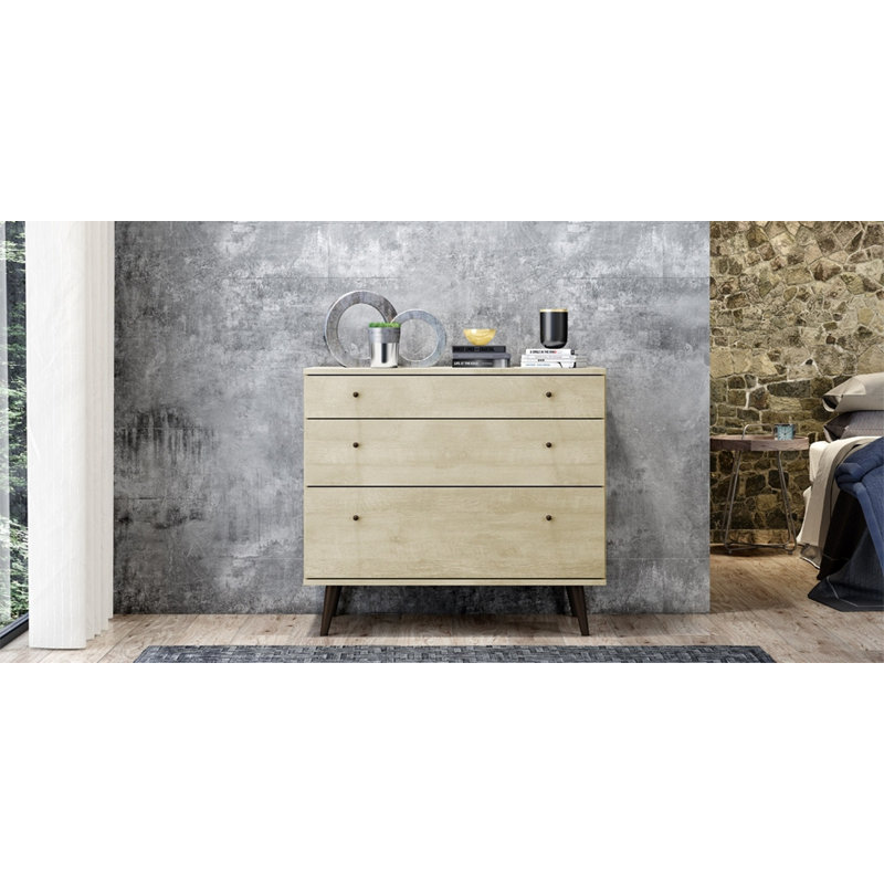 Cezka 21'' W Dresser, Beige/Black