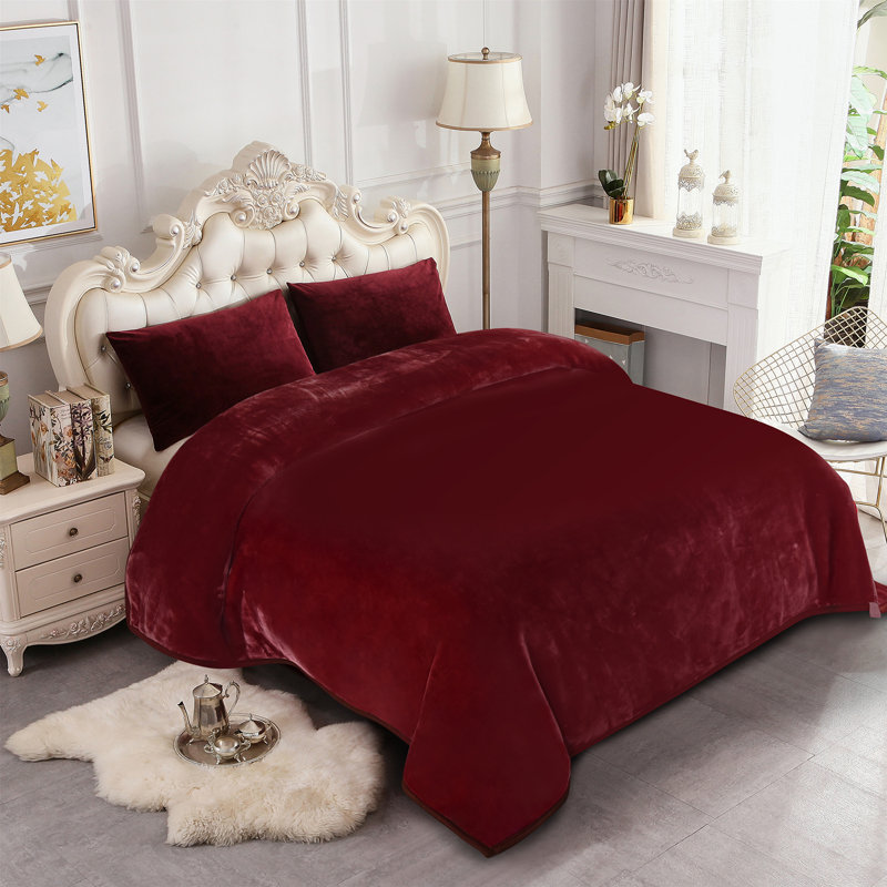Lavender11141012 Plain Weave / Muslin Throw Blanket, King