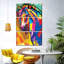 «Horse Horse», ensemble de 3 pièces multicolores sur toile abstraite par PaintboxJenny-93060162