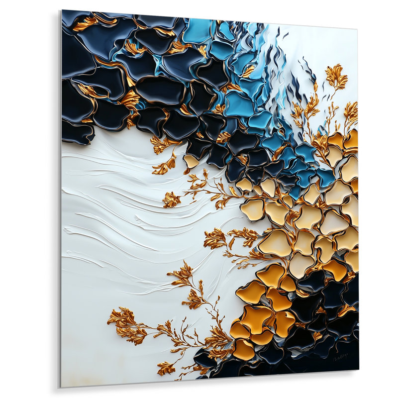 Bloom «Reality», impression sur métal moderne, H 20 po x l 12 po x P 0,84 po