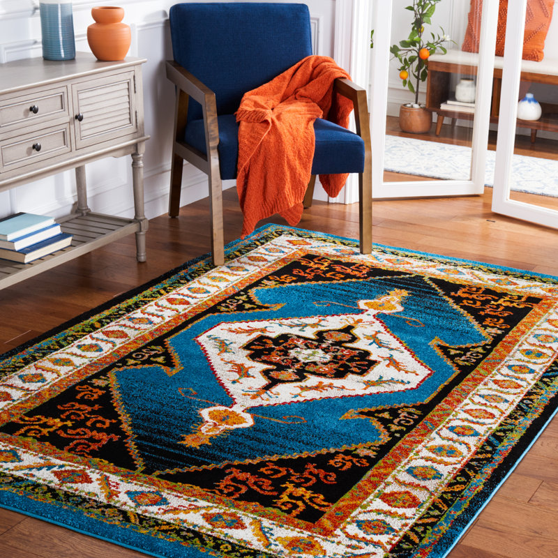Vintage Hamadan Performance Oriental Rug, Rectangle 9' x 12'