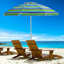 Parasol de plage 6,5 pi avec sac de transport, parasol d'extérieur avec ancre de sable et mécanisme d'inclinaison - orange-869163499