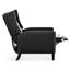 Le fauteuil inclinable manuel de 27,16 po de large abricot a une grande solidité des couleurs, n'est pas facile à décolorer, à rétrécir et est résistant à l'usure et à la saleté