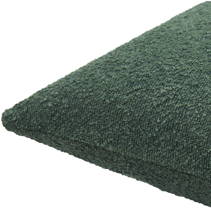 Coussin décoratif Amalfi Boucle, Housse de coussin seulement - sans coussin, 20 po x 20 po, Vert