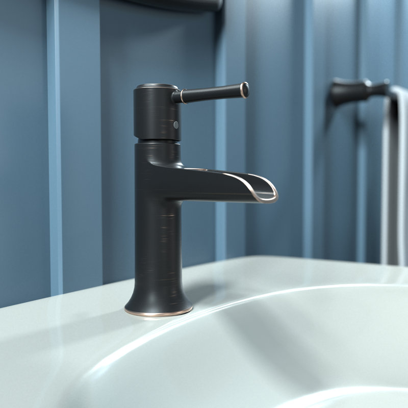 Robinet pour salle de bain 90 trous avec drain Hansgrohe Talis C, Bronze huilé
