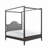 Upholstery Headboard Canopy Bed-137049566