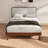 Rubberwood Platform Bed, Queen