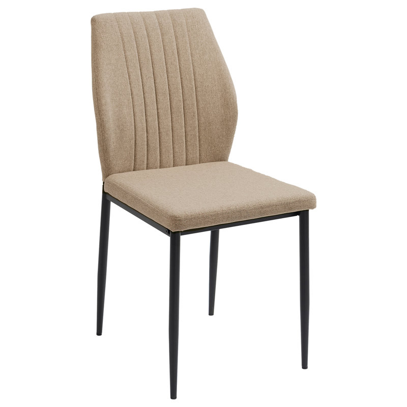 Chaise d'appoint rembourrée Modern, Gris clair