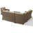Modular Patio Conversation Set with Cushions-588668063-537621967