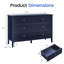 Philomena Solid Wood Chest of 6 Drawers-1397710354