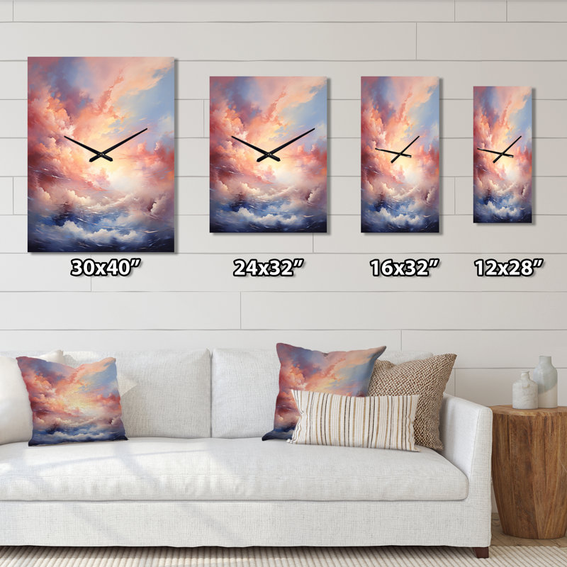 Dashani - Horloges murales Sky, Très grand