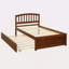 Base de lit simple avec lit gigogne en bois-1901380455