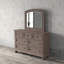 Commode 7 tiroirs avec miroir Aceves