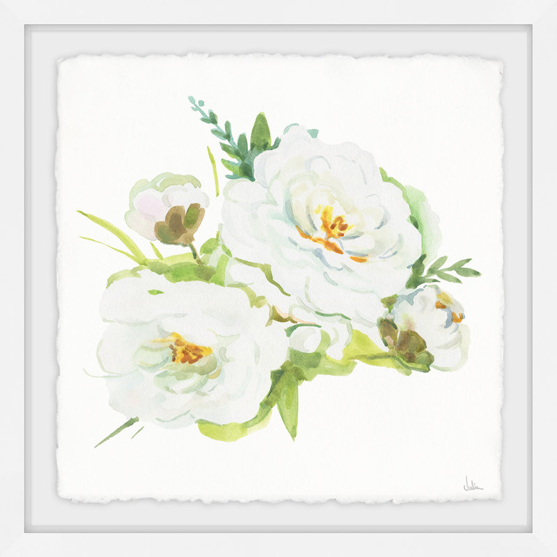 «White Innocence» par Julia Posokhova - impression encadrée, H 12 po x l 12 po x P 1,5 po