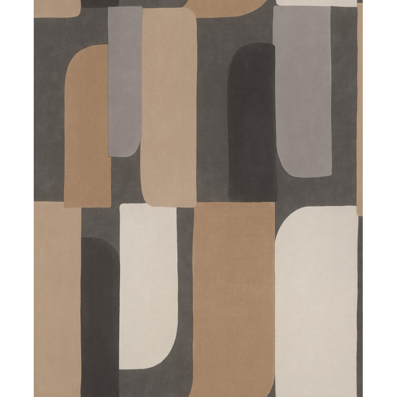 Yetter Geometric Wallpaper, Gray