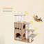51" Wooden Luxury Cat Tree-86027531