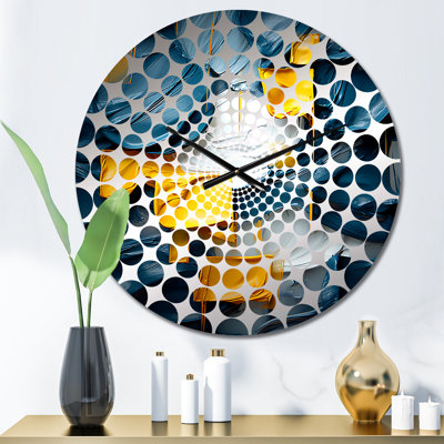 Bardsley - Horloge murale peinture abstraite