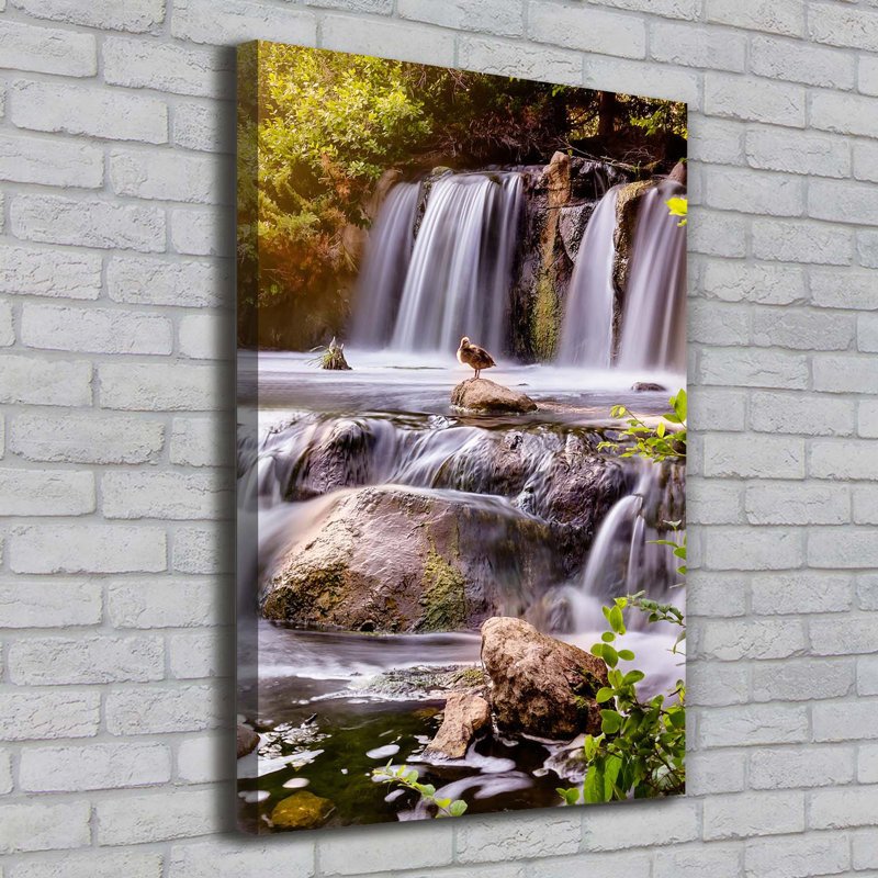 Waterfall - Wrapped Canvas Print