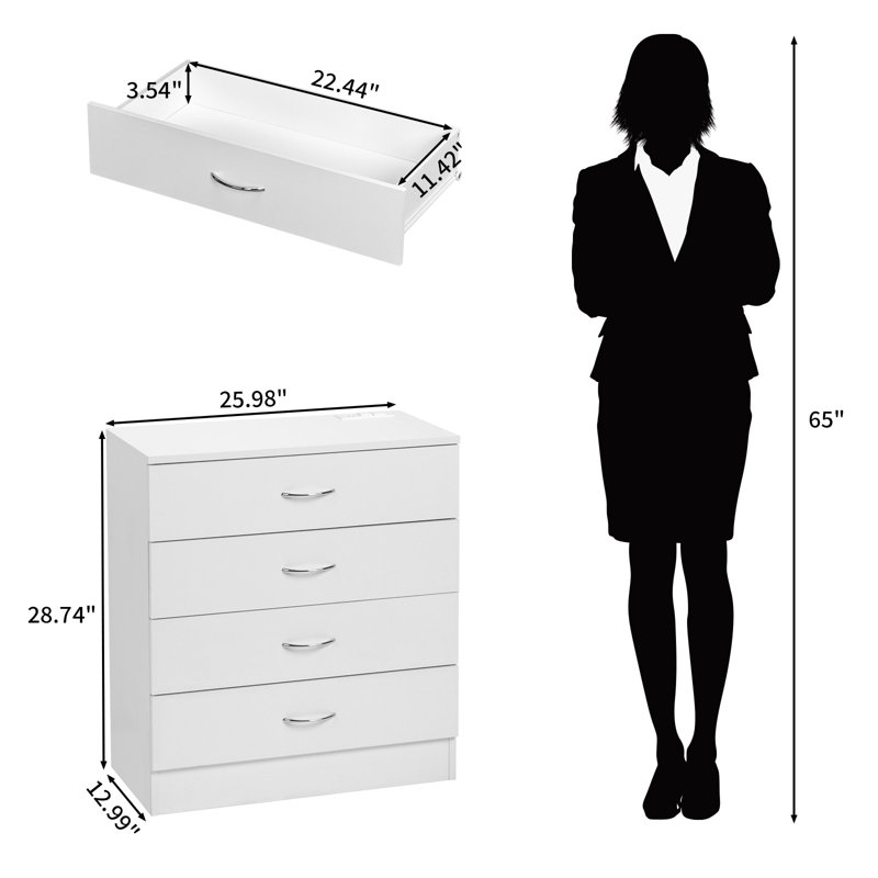 Table de bout avec port USB, Blanc