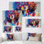 Colorful Paint Stroke Woman Portrait " Colourful Paint Stroke Woman Portrait "-32475742-32475741