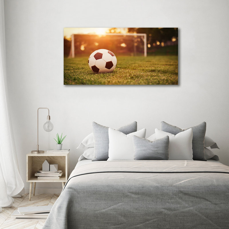 Ball On Turf - Wrapped Canvas Print