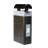 Commercial Zone Avante Trash Container, Narrow Unit w/Canopy Lid, Liner Included-112233612
