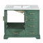 Meuble-lavabo traditionnel 36 "avec lavabo en céramique-812483431-812483429