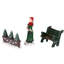 Ensemble de 7 figurines et arbre de Noël 7 pièces