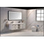 Miroir de salle de bain à DEL avec cadre en aluminium, miroir de meuble-lavabo mural, antibuée, mémoire, 3 couleurs, gradation continue-2119737821-2119737820