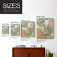 Impression encadrée Mid-Century Palm I-Premium - prête à être accrochée - aucun clou requis - aucun clou requis-509889226-509889847