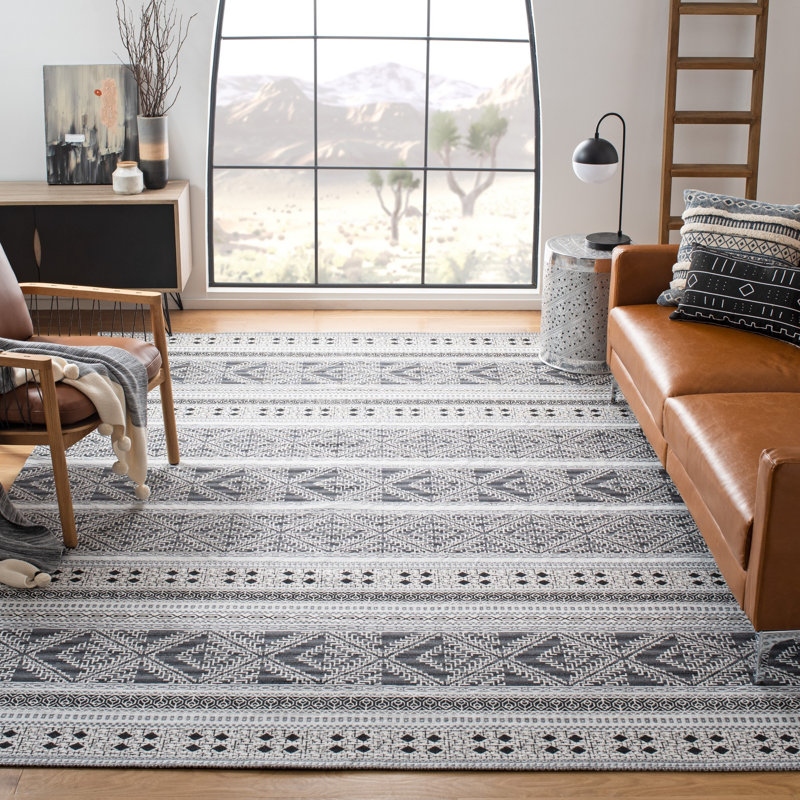 Itzayana Vintage Hand Woven Performance Southwestern Rug, Rectangle 5' x 8'