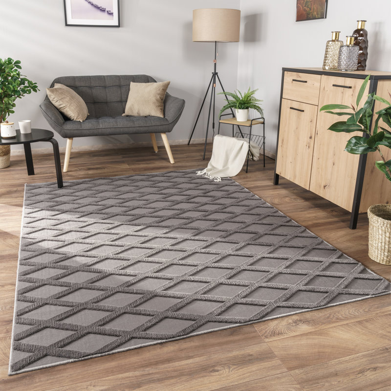 Fordwich Geometric Area Rug, Rectangular 60 x 100cm