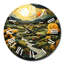 Horloge murale paysage campagne rêveur pointillisme 8-1617244940