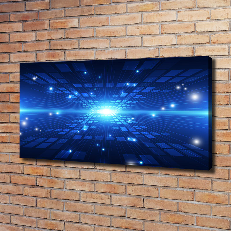 Three-Dimensional Background - Wrapped Canvas Print