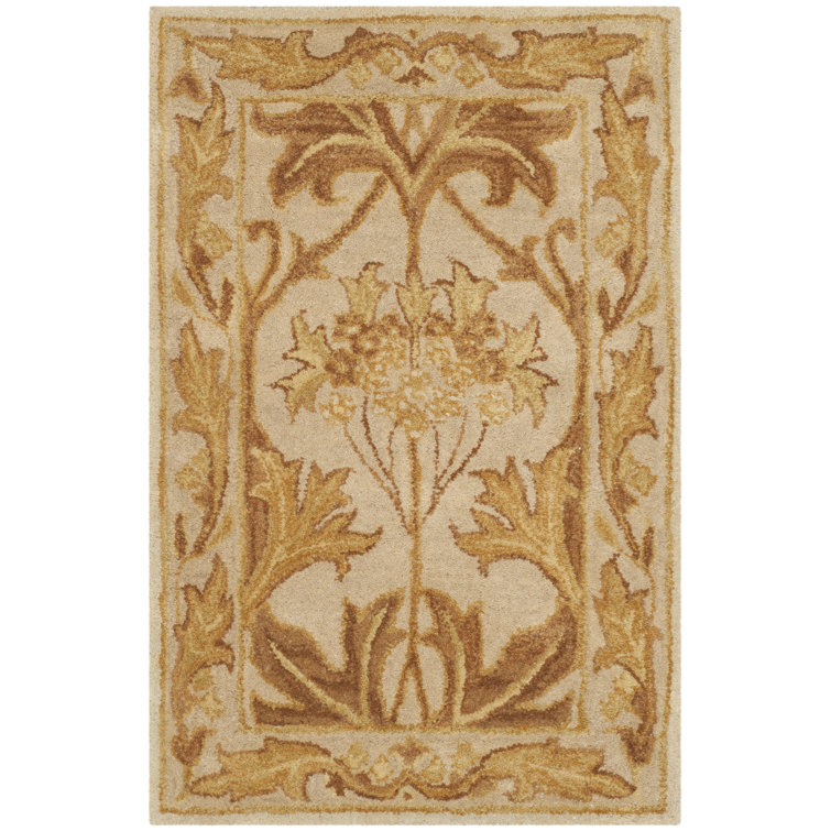 Antiquity Hand-Tufted Beige / Gold Area Rug