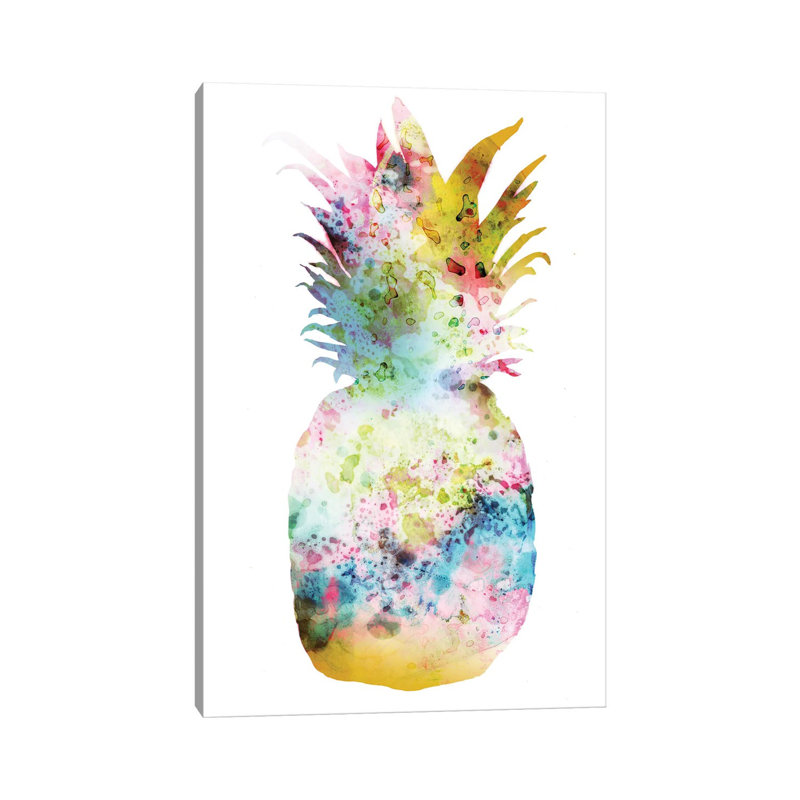 Pineapple II by PI Studio - Wrapped Canvas Print, 20.32 cm H x 30.48 cm W