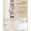 Grande bibliothèque de coin étroite et étroite à 8 niveaux, facile à assortir pour le salon, le bureau, le bureau, la chambre à coucher, blanc