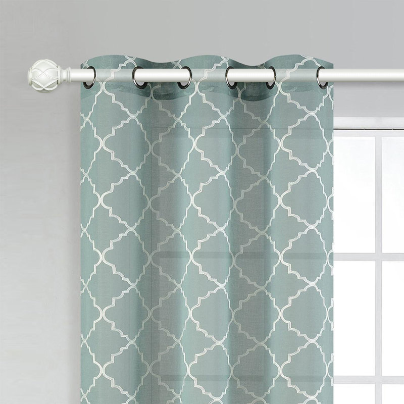 Ballou réglable 1 po, Blanc, 48" - 86"
