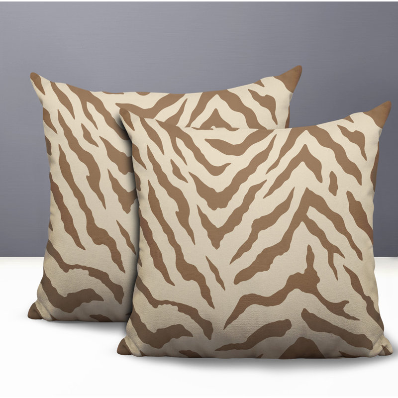 Coussin intérieur / extérieur Billi, 16x16, Beige