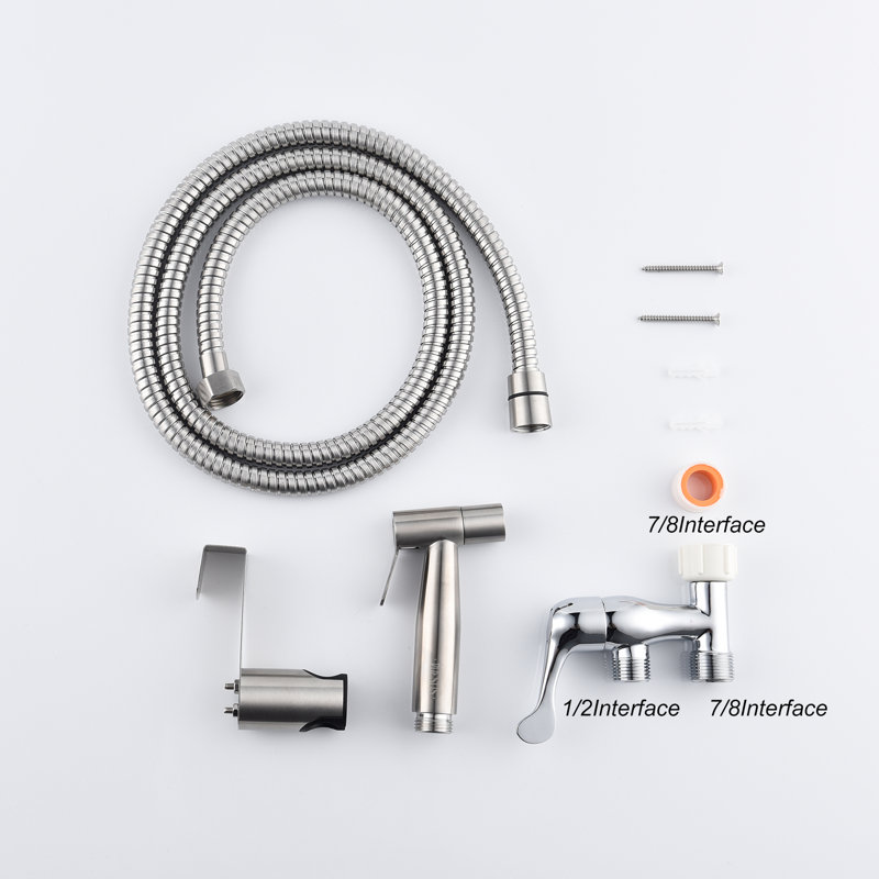 Siège de bidet allongé à la main, Argent