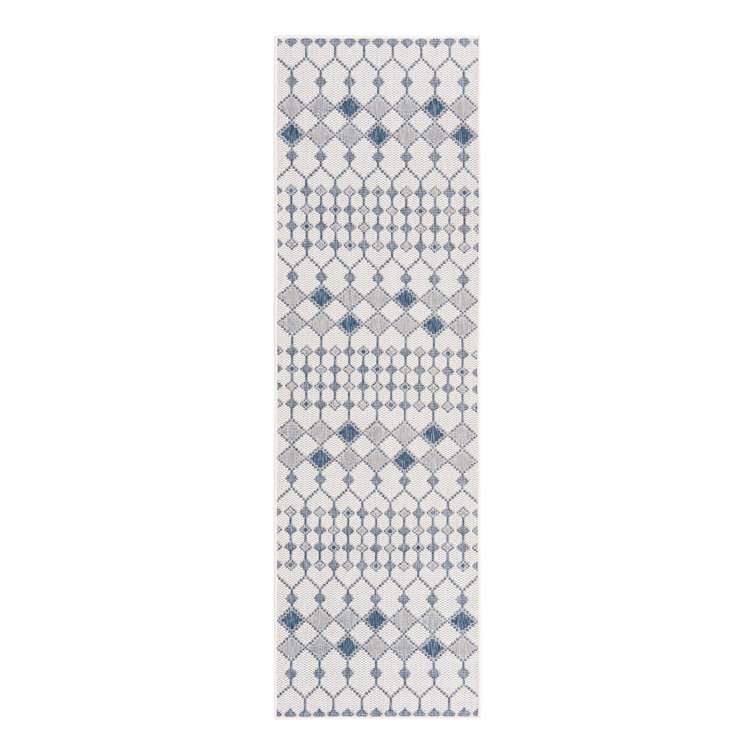 Ivory Traliccio Indoor/Outdoor Trellis Rug