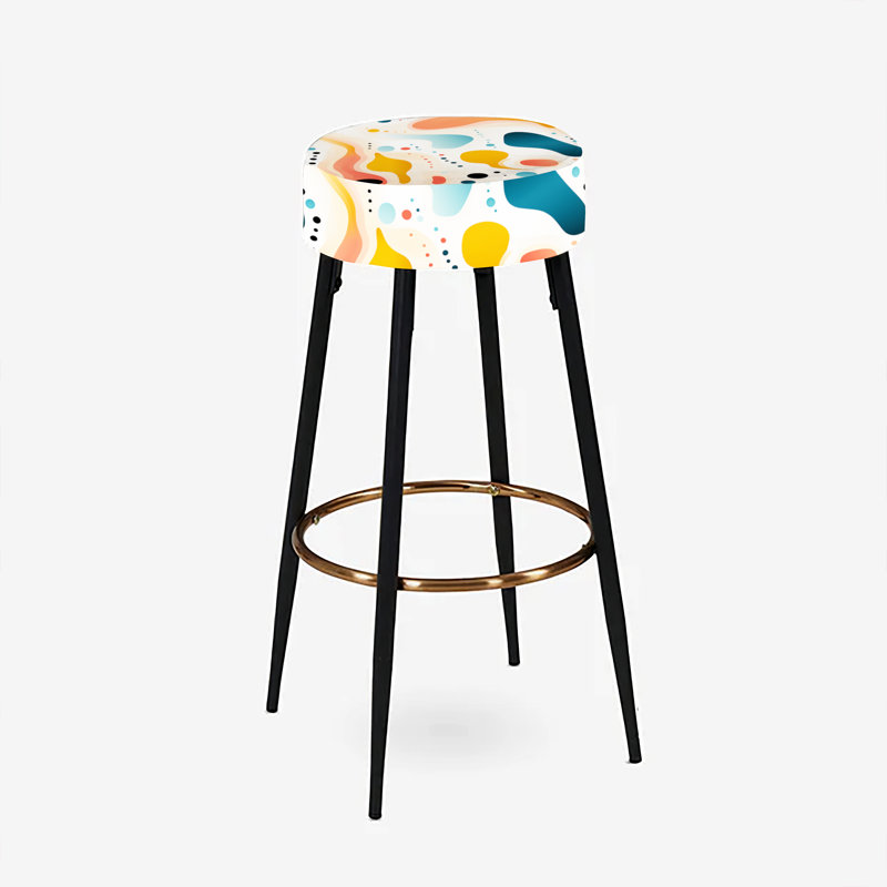 Ensemble de 2 tabourets de bar Soft Abstract