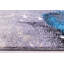Tapis gris / turquoise à motif abstrait Jibley-2092043023